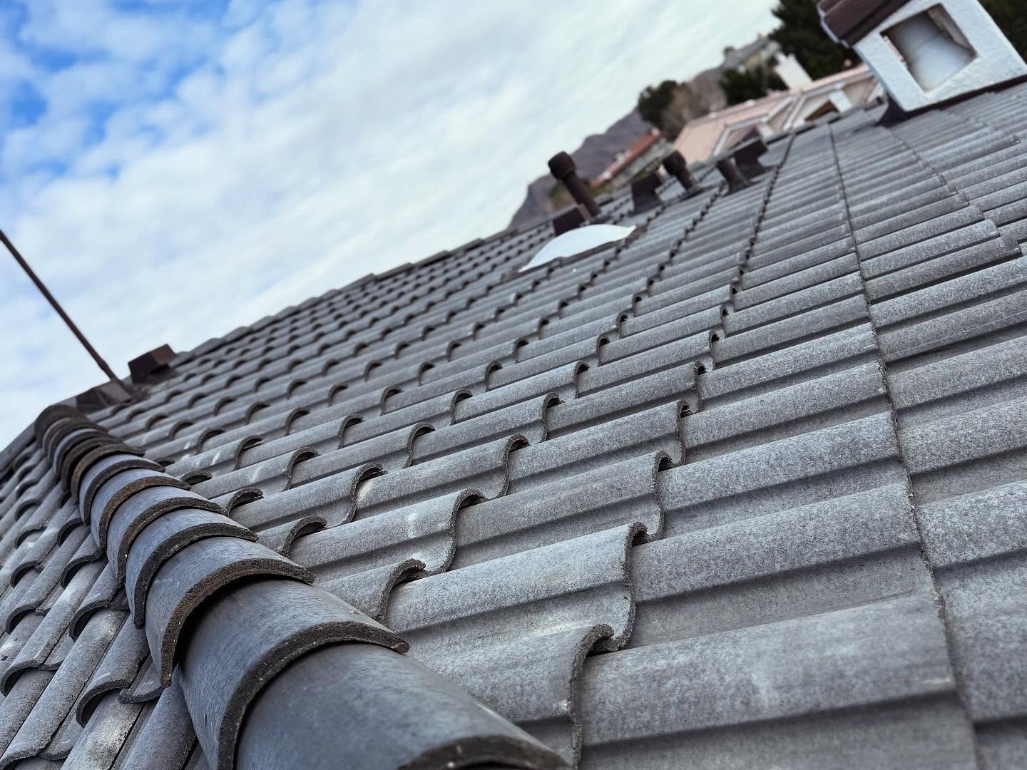 Hail damage visible on El Paso home's asphalt shingles